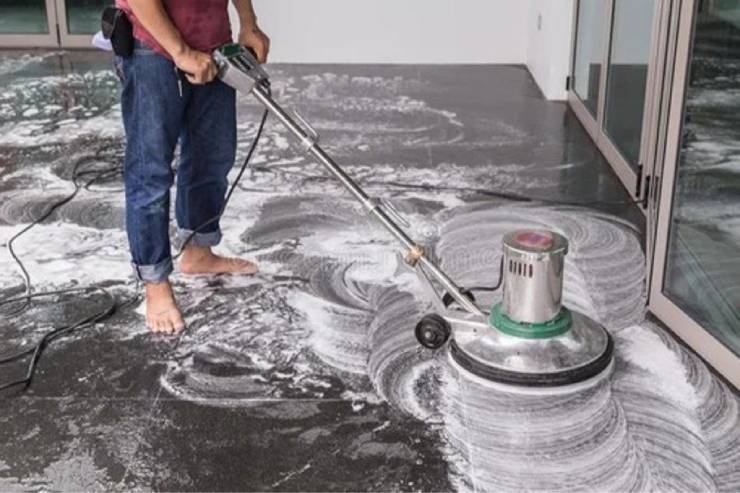 Professional Floor Cleaning and Polishing Service by Sharanya Marbles